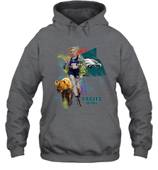 Harley Quinn Philadelphia Eagles Of Prey Hoodie - kambletee