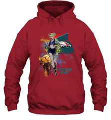 Harley Quinn Philadelphia Eagles Of Prey Hoodie - kambletee