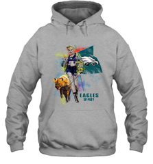Harley Quinn Philadelphia Eagles Of Prey Hoodie - kambletee
