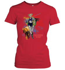 Harley Quinn Atlanta Falcons Of Prey Women's T-Shirt - kambletee