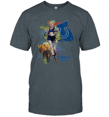 Harley Quinn Indianapolis Colts Of Prey Men's T-Shirt - kambletee