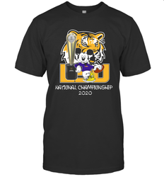 LSU Tigers Mickey Mouse National Championship 2020 Men's T-Shirt - kambletee