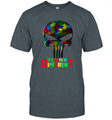 Skull it is ok to be different Men's T-Shirt - kambletee