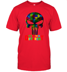 Skull it is ok to be different Men's T-Shirt - kambletee