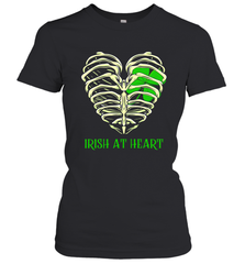 Irish at heart St Patricks Day Women's T-Shirt - kambletee