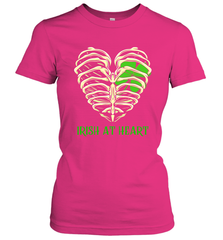 Irish at heart St Patricks Day Women's T-Shirt - kambletee