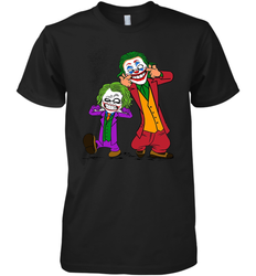 Double Joker Calvin and Hobbes Premium Men's T-Shirt - kambletee