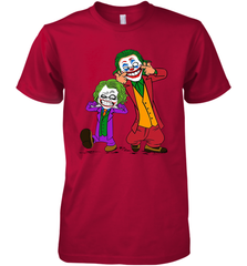 Double Joker Calvin and Hobbes Premium Men's T-Shirt - kambletee