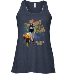 Harley Quinn New Orleans Saints Of Prey Racerback Tank - kambletee