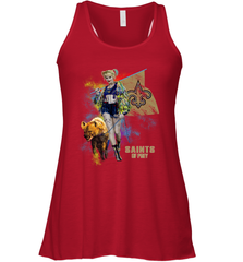 Harley Quinn New Orleans Saints Of Prey Racerback Tank - kambletee