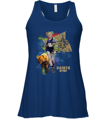 Harley Quinn New Orleans Saints Of Prey Racerback Tank - kambletee