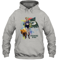Harley Quinn Green Bay Packers Of Prey Hoodie - kambletee