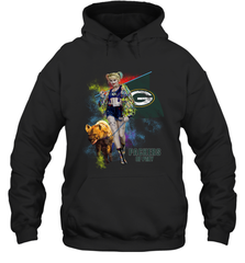 Harley Quinn Green Bay Packers Of Prey Hoodie - kambletee