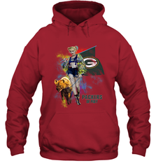 Harley Quinn Green Bay Packers Of Prey Hoodie - kambletee