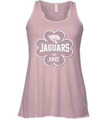 Patrick's Day Shamrock For Jacksonville Jaguars Fans Racerback Tank - kambletee