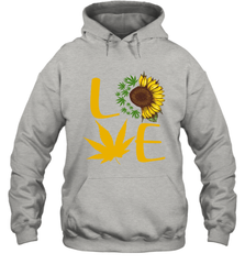 Love Sunflower and Weed Cannabis Hoodie - kambletee