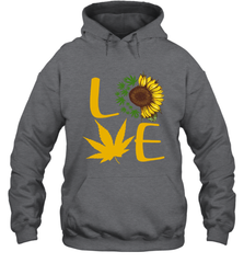 Love Sunflower and Weed Cannabis Hoodie - kambletee