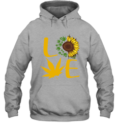 Love Sunflower and Weed Cannabis Hoodie - kambletee