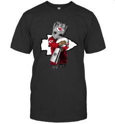 Baby Groot Kansas City Chiefs Hug Super Bowl Champions Men's T-Shirt - kambletee