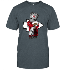 Baby Groot Kansas City Chiefs Hug Super Bowl Champions Men's T-Shirt - kambletee