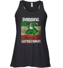 St Patricks Day Irish Dabbing Leprechaun Racerback Tank - kambletee