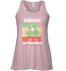 St Patricks Day Irish Dabbing Leprechaun Racerback Tank - kambletee