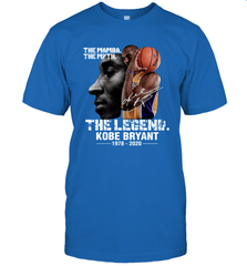 The Mamba The Myth The Legend Kobe Bryant 1987 2020 T-Shirt - kambletee