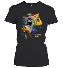 Harley Quinn Minnesota Vikings Of Prey Women's T-Shirt - kambletee