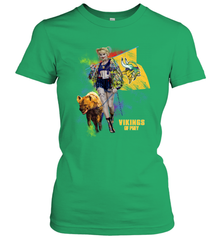 Harley Quinn Minnesota Vikings Of Prey Women's T-Shirt - kambletee
