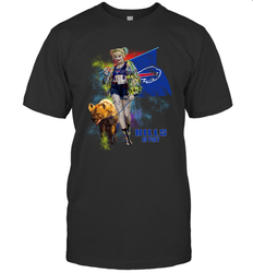 Harley Quinn Buffalo Bills Of Prey Men's T-Shirt - kambletee