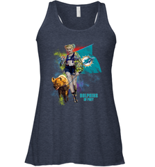 Harley Quinn Miami Dolphins Of Prey Racerback Tank - kambletee