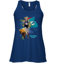 Harley Quinn Miami Dolphins Of Prey Racerback Tank - kambletee