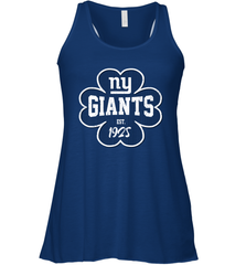 Patrick's Day Shamrock For New York Giants Fans Racerback Tank - kambletee