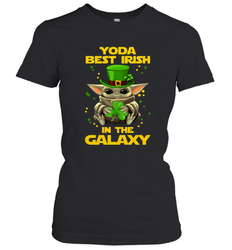 Baby Yoda Best Irish In The Galaxy Women's T-Shirt - kambletee