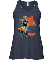 Harley Quinn Cleveland Browns Of Prey Racerback Tank - kambletee