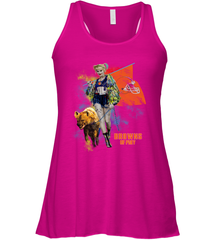 Harley Quinn Cleveland Browns Of Prey Racerback Tank - kambletee