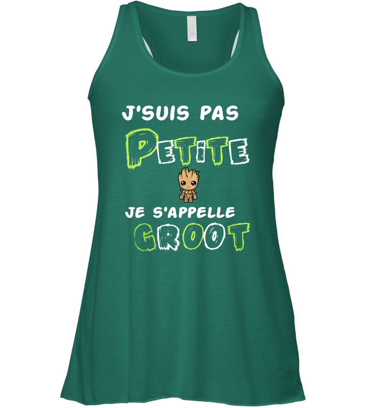 Jsuis pas petite je sappelle Groot St Patricks Day Racerback Tank - kambletee