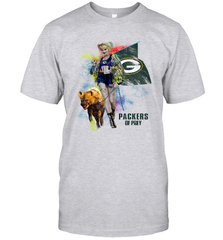 Harley Quinn Green Bay Packers Of Prey Men's T-Shirt - kambletee