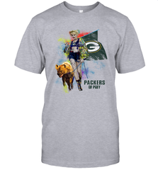 Harley Quinn Green Bay Packers Of Prey Men's T-Shirt - kambletee