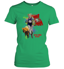 Harley Quinn San Francisco 49ers Of Prey Women's T-Shirt - kambletee