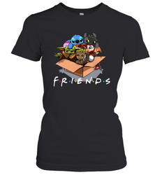 Baby Yoda Groot Stitch Toothless and Gizmo friends Women's T-Shirt - kambletee