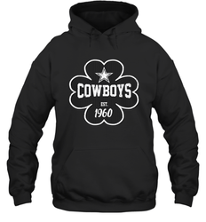 Patrick's Day Shamrock For Dallas Cowboys Fans Hoodie - kambletee