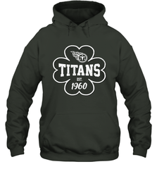 Patrick's Day Shamrock For Tennessee Titans Fans Hoodie - kambletee