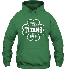 Patrick's Day Shamrock For Tennessee Titans Fans Hoodie - kambletee