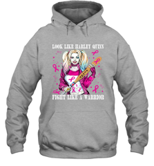 Harley Quinn Fight Like A Warrior Blood Cancer Awareness Hoodie - kambletee