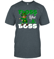 St Patrick's day Leprechaun floss like a boss Men's T-Shirt - kambletee