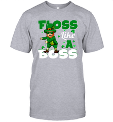 St Patrick's day Leprechaun floss like a boss Men's T-Shirt - kambletee