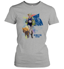 Harley Quinn Indianapolis Colts Of Prey Women's T-Shirt - kambletee