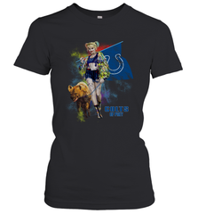 Harley Quinn Indianapolis Colts Of Prey Women's T-Shirt - kambletee