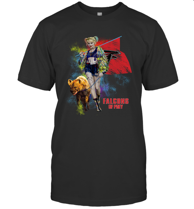 Harley Quinn Atlanta Falcons Of Prey Men's T-Shirt - kambletee